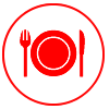 Ic&ocirc;ne buvette - repas